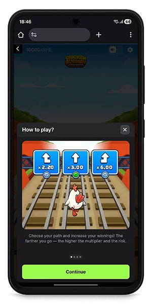 Chicken Subway Arcade Game